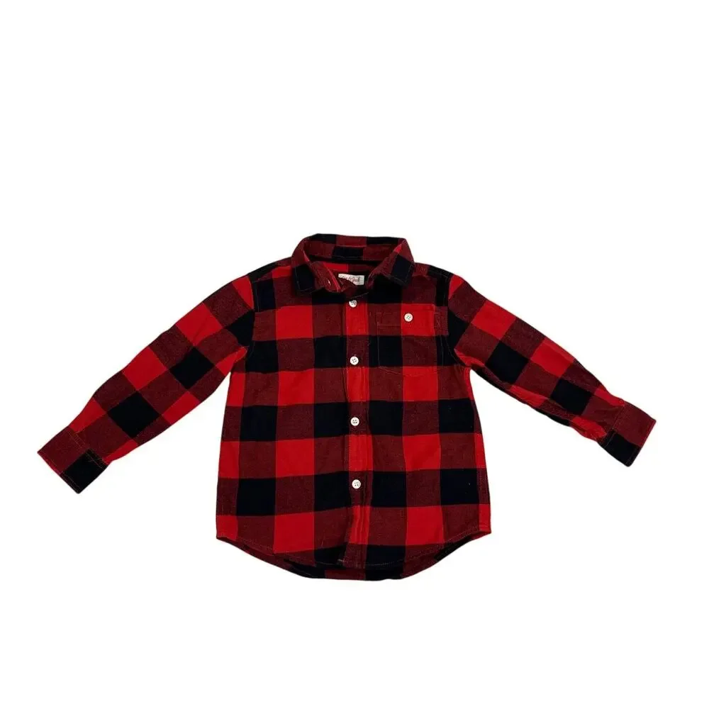 Cat & Jack Old Navy Bundle (5) Long Sleeve Casual Shirts Size Youth 4/5